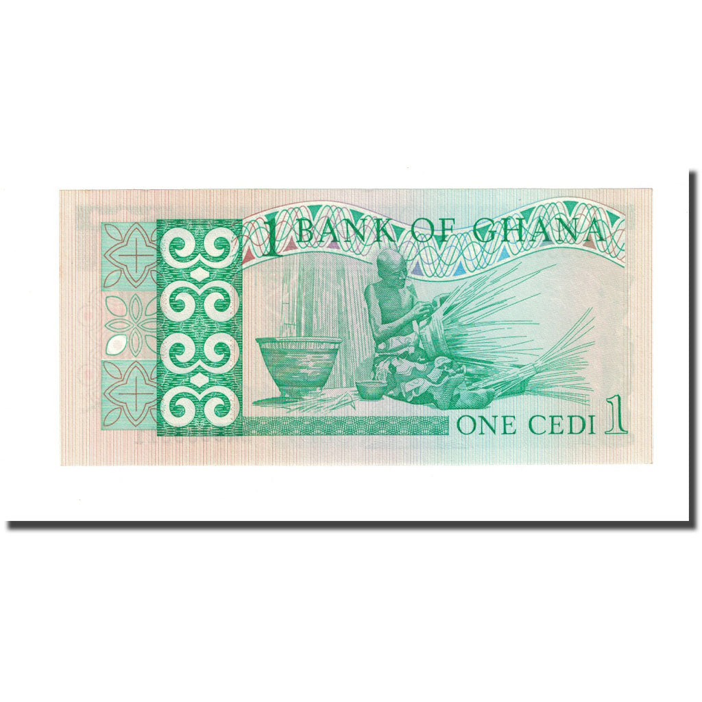 bankovka,
Ghana,
1 Cedi