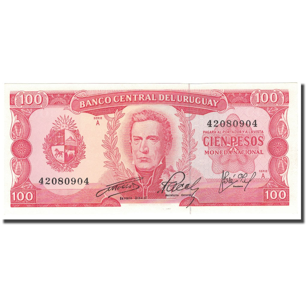 bankovka,
Uruguaj,
100 pesos