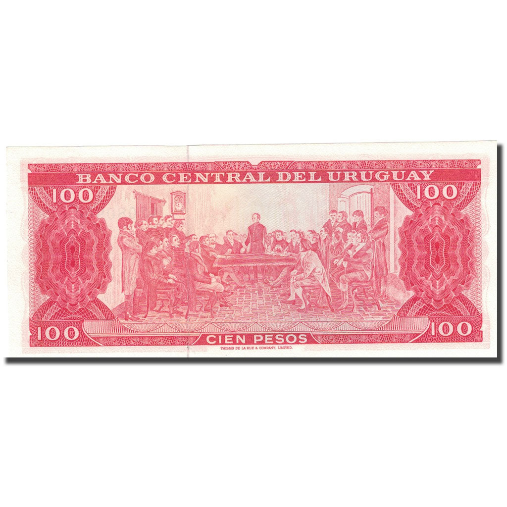 bankovka,
Uruguaj,
100 pesos