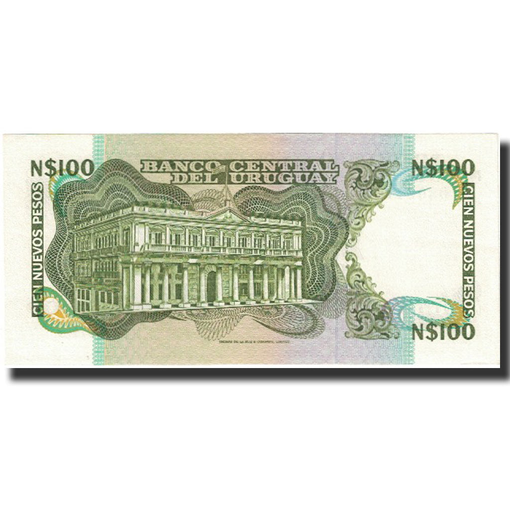 bankovka,
Uruguaj,
100 nuevos pesos