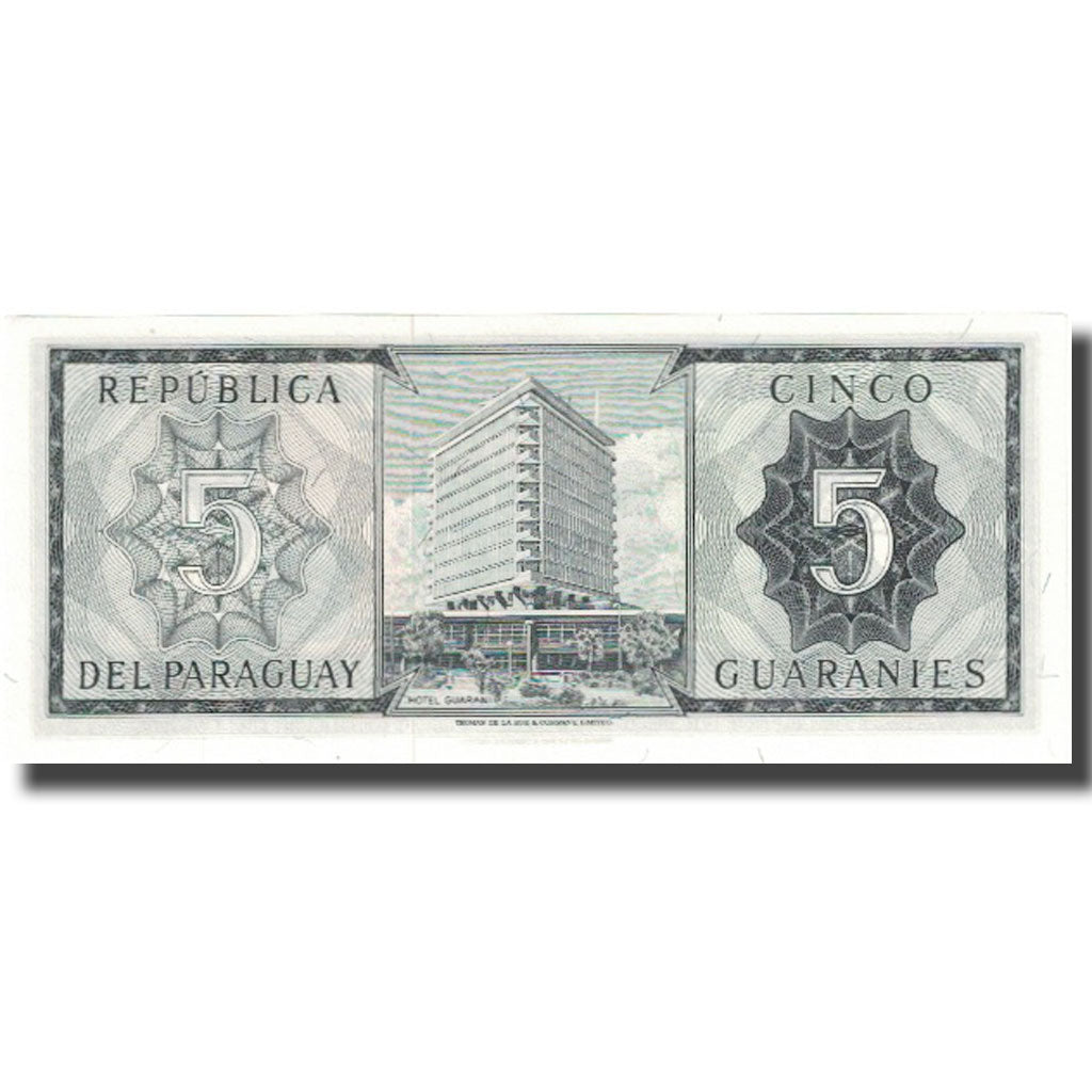 bankovka,
Paraguaj,
5 záruk