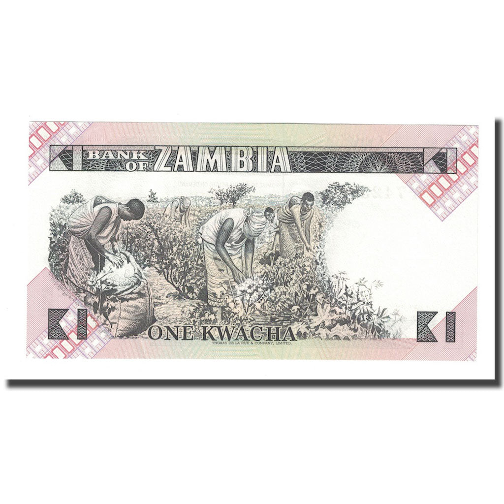 bankovka,
Zambia,
1 Kwacha