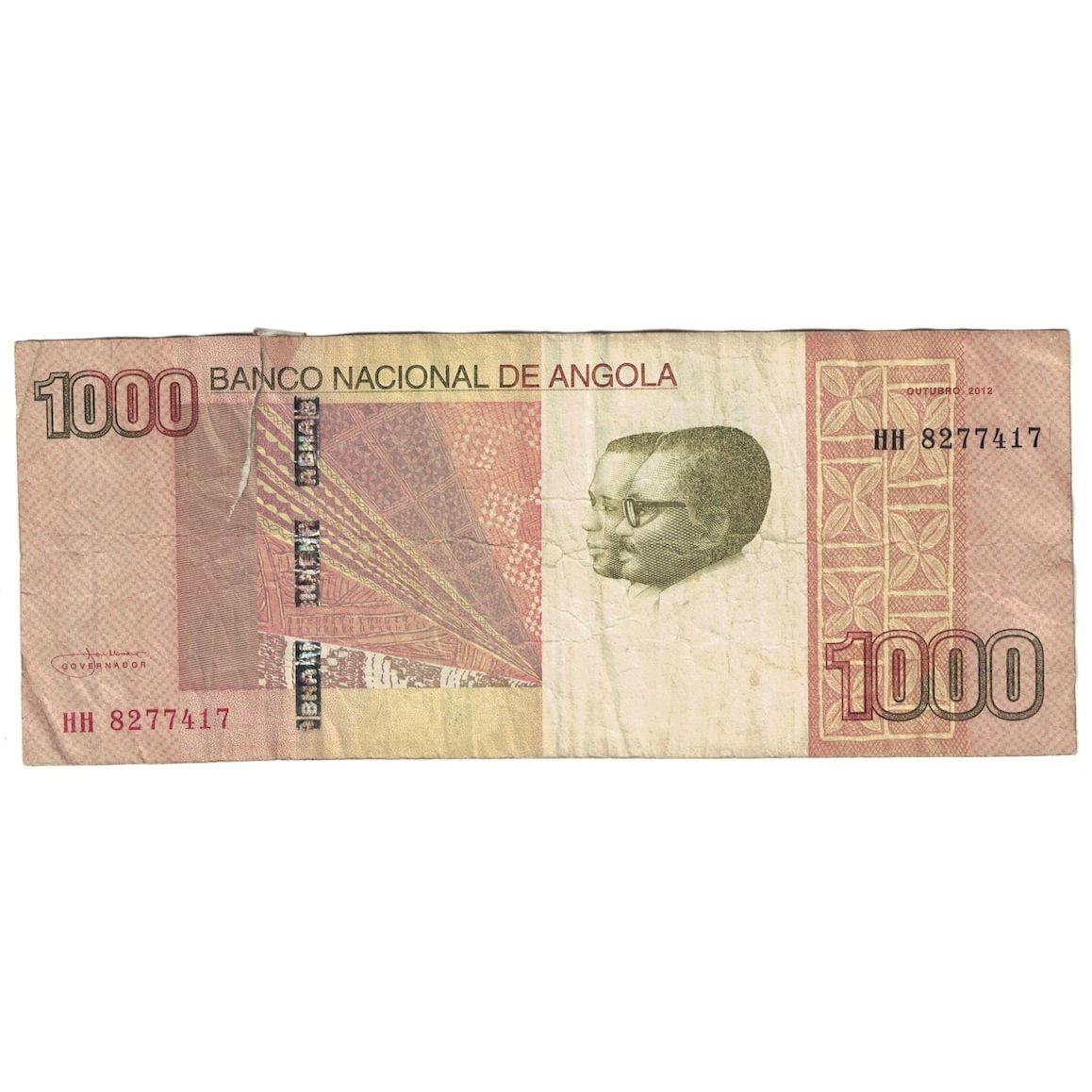 bankovka,
Angola,
500 kwanz