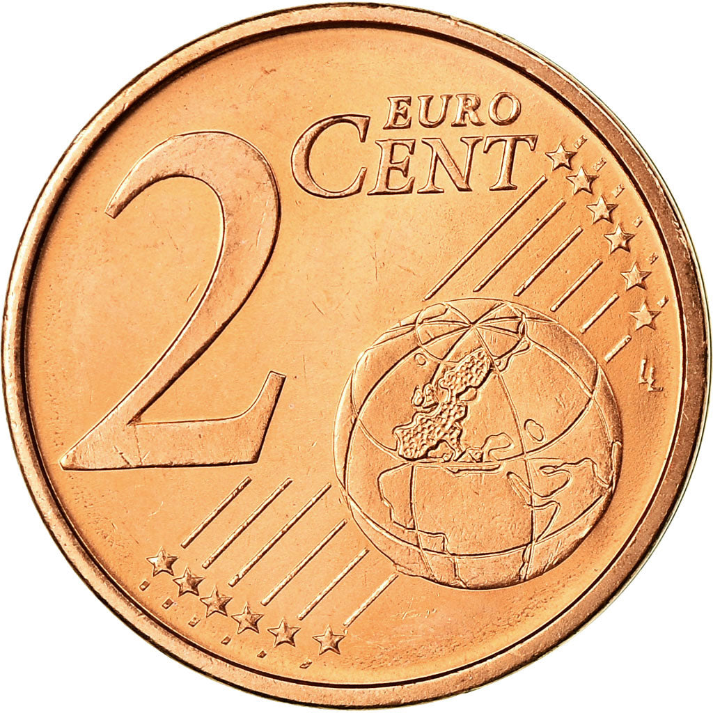 Španielsko,
2 euro centy,
2012