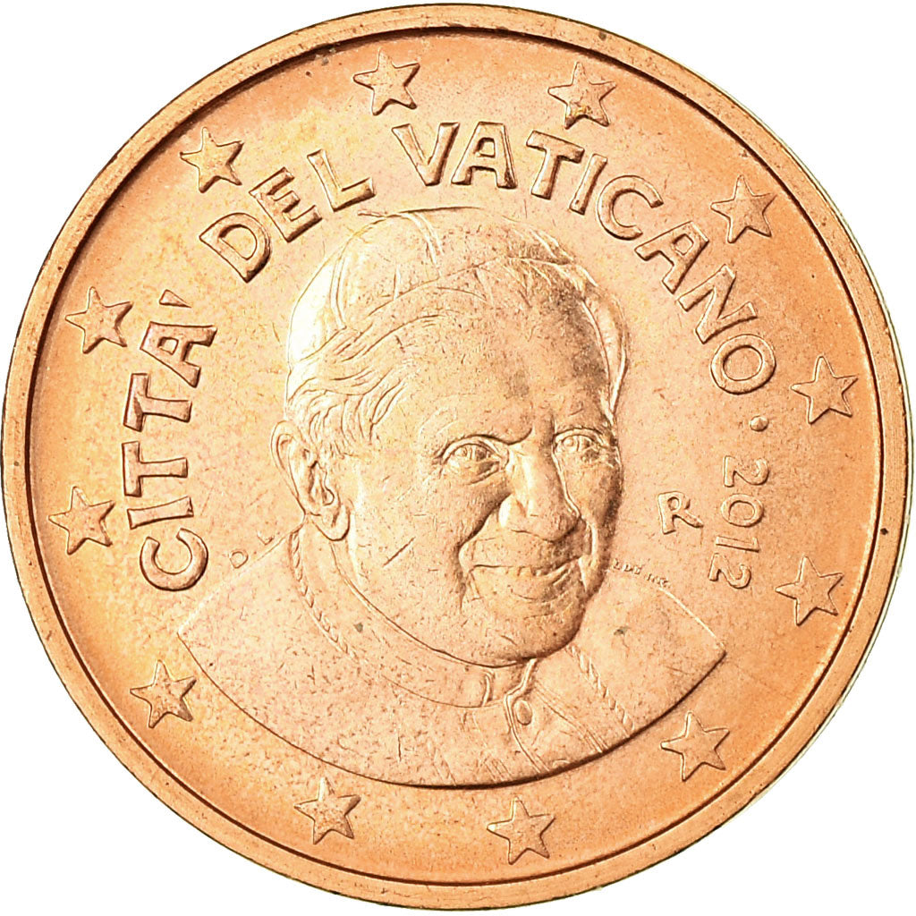 VATIKÁN,
2 euro centy,
2012