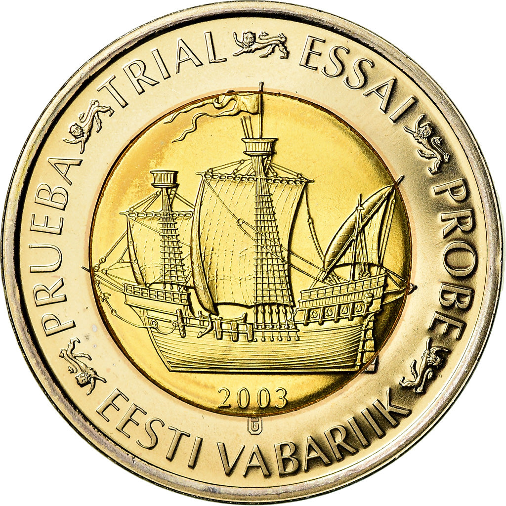 Estónsko,
2 eurá,
2003