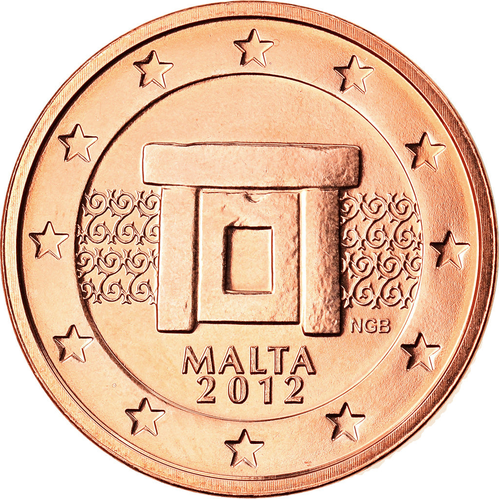 malta,
2 euro centy,
2012
