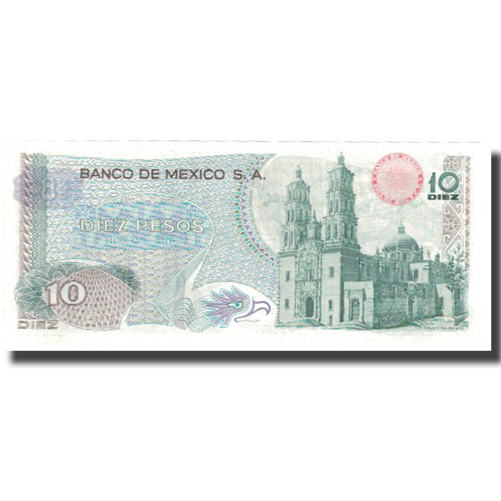 bankovka,
Mexiko,
10 pesos