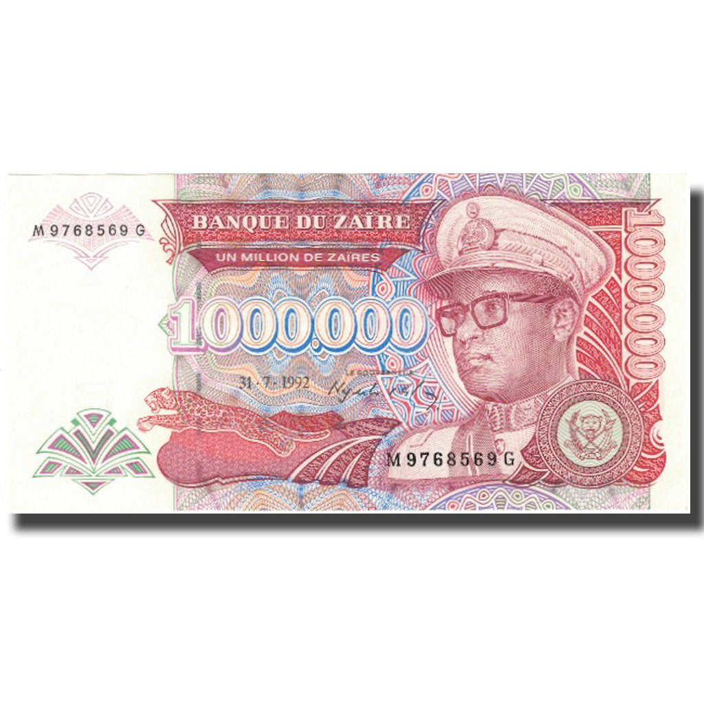 bankovka,
Zair,
1