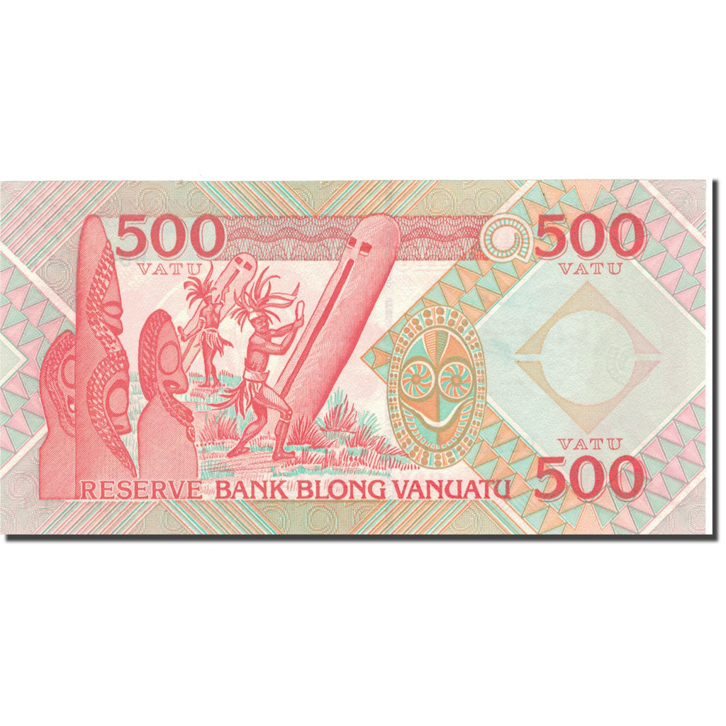 bankovka,
Vanuatu,
500 Vatu