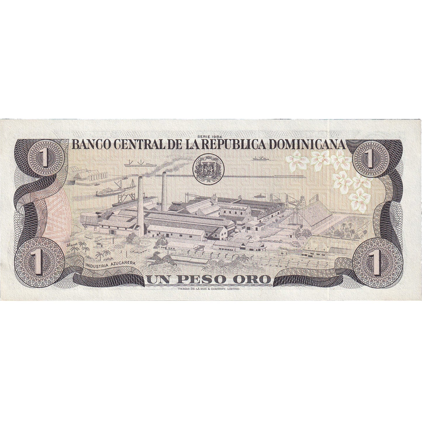 bankovka,
Dominikánska republika,
1 peso Oro