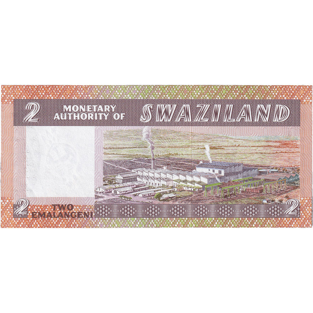 bankovka,
Svazijsko,
2 Emalangeni