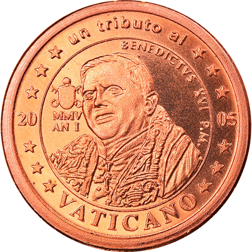 Vatikán,
2 euro centy,
Typ 4