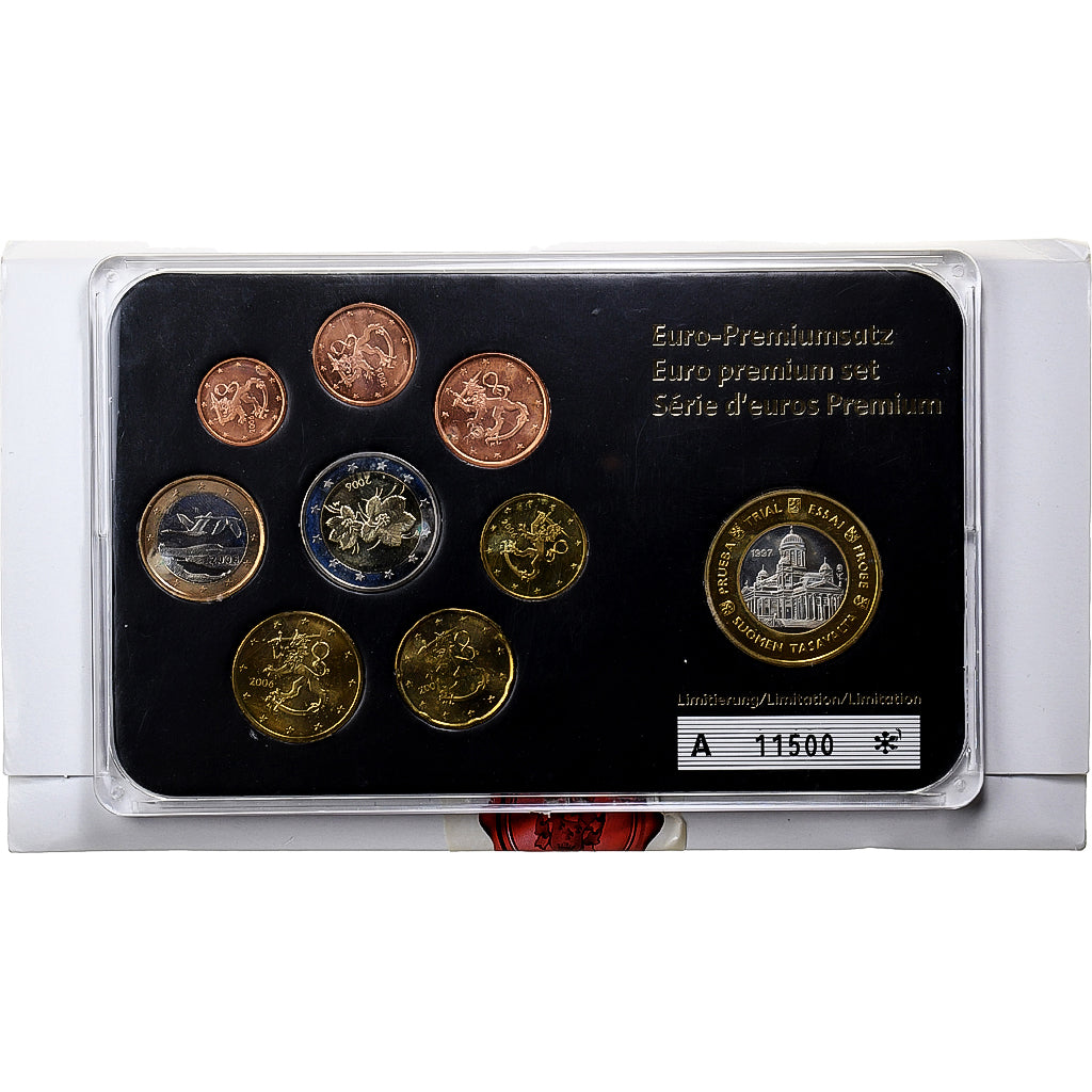 Fínsko,
Set 1 ct. - 2 eurá,
2001-2006