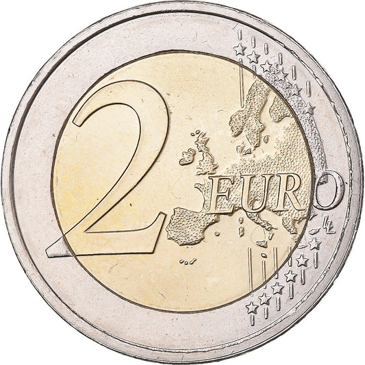 Luxembursko, 
  
  2 eurá, 
  
  10. výročie európskej menovej únie