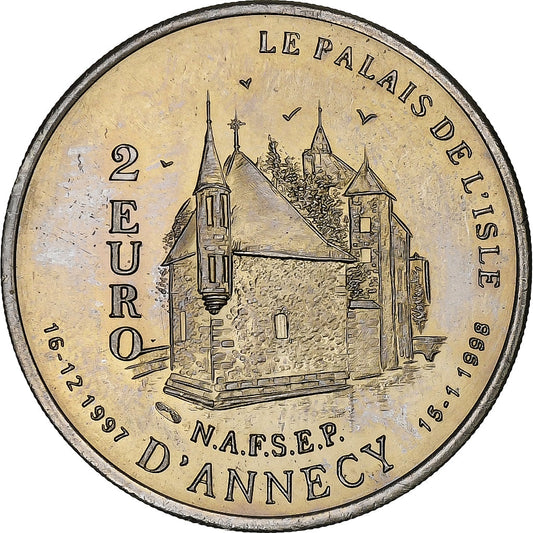 Francúzsko, 
  
  2 eurá, 
  
  Annecy - Claude Berthollet