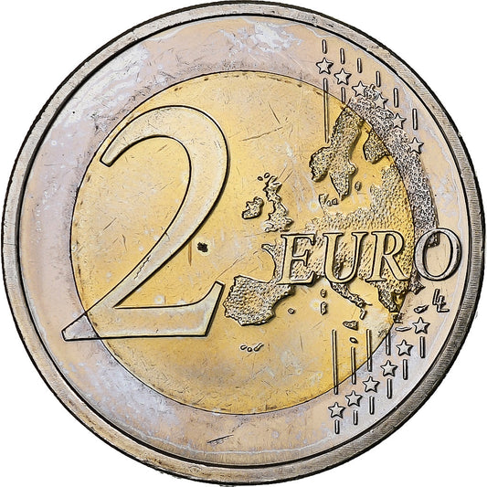 Slovinsko, 
  
  2 eurá, 
  
  Primoz Trubar