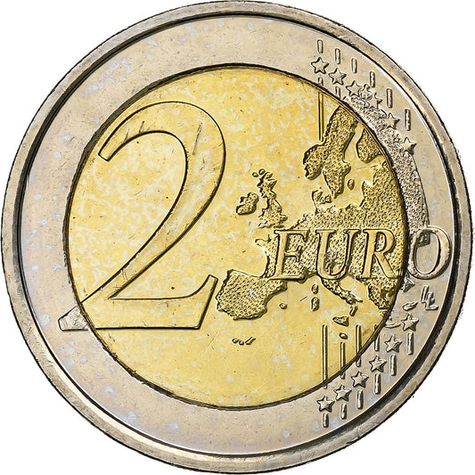 Belgicko, 
  
  2 eurá, 
  
  2014