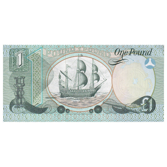 bankovka, 
  
  Severné Írsko, 
  
  1 libra