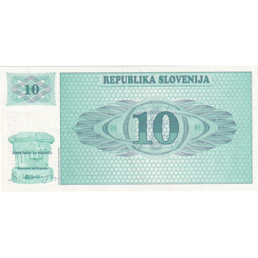 Slovinsko, 
  
  10 (Tolarjev), 
  
  AU(55-58)