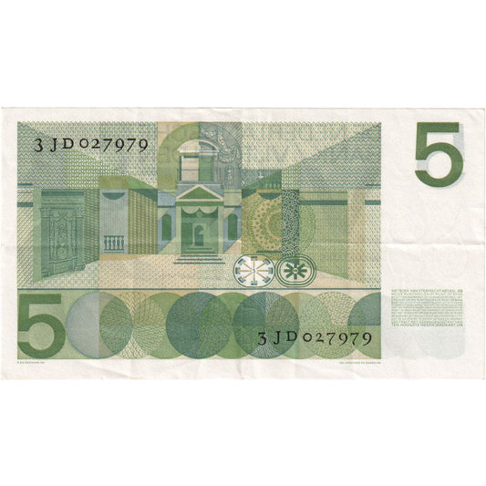 Holandsko, 
  
  5 zlatých, 
  
  1966-04-26