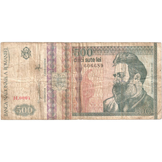 Rumunsko, 
  
  500 lei, 
  
  12-1992