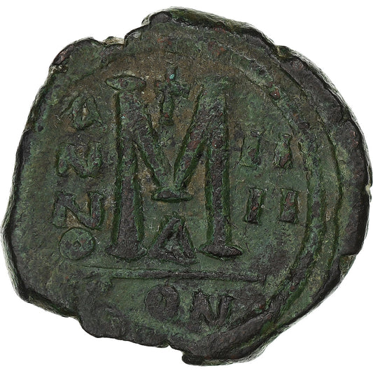 Justin II a Sophie, 
  
  Follis, 
  
  568-569