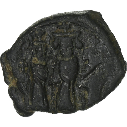 Heraclius, 
  
  s Martinou a Herakleiom Konštantínom, 
  
  Follis