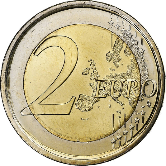Španielsko, 
  
  2 eurá, 
  
  Alhambra v Granade