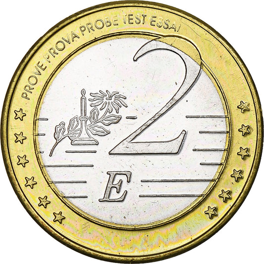 Španielsko, 
  
  Baleárske ostrovy, 
  
  2 eurá