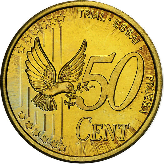 Dánsko, 
  
  Margrethe II, 
  
  50 euro centov