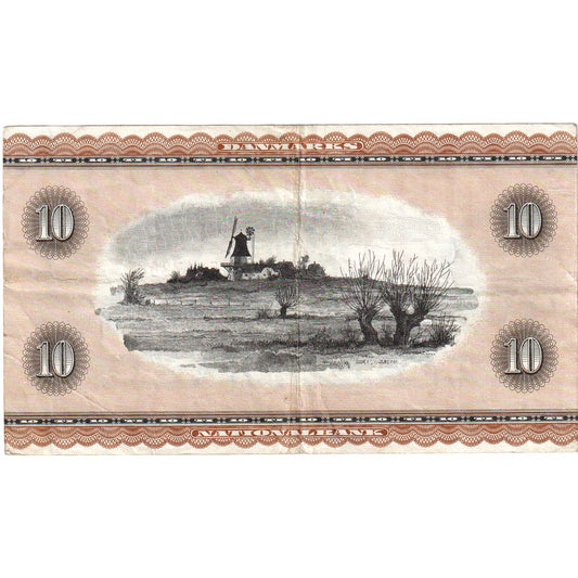 Dánsko, 
  
  10 korún, 
  
  7. 4. 1936