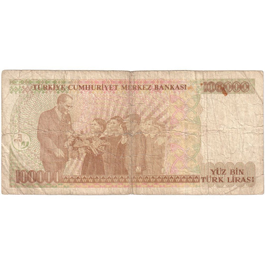 Turecko, 
  
  100, 
  
  000 lír
