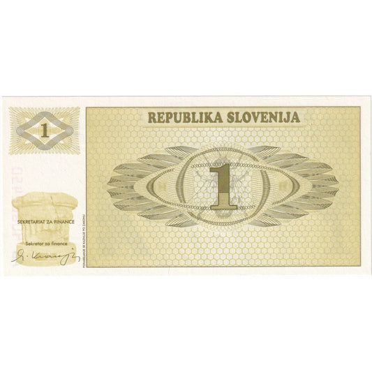 Slovinsko, 
  
  1 toliar, 
  
  UNC(65-70)