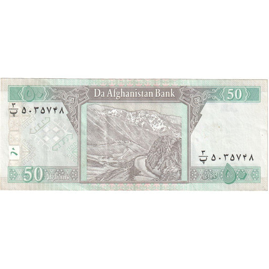 Afganistan, 
  
  50 Afgancov, 
  
  UNC(63)