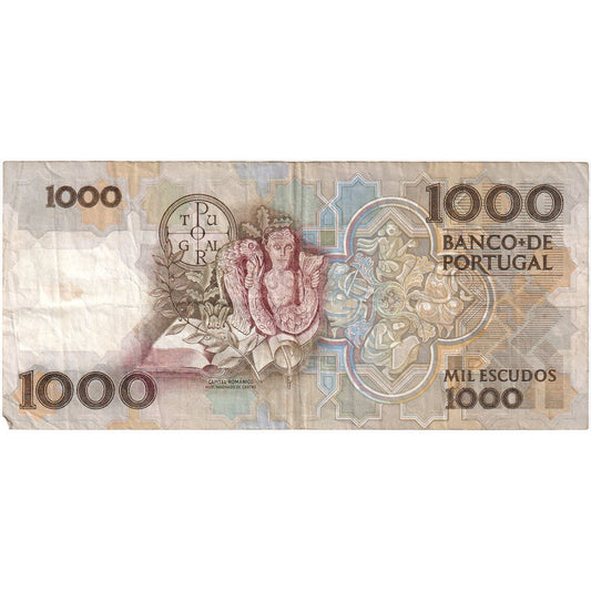 Portugalsko, 
  
  1000 Escudos, 
  
  1987-09-03