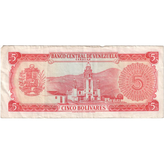 Venezuela, 
  
  5 Bolivarov, 
  
  1974-01-29