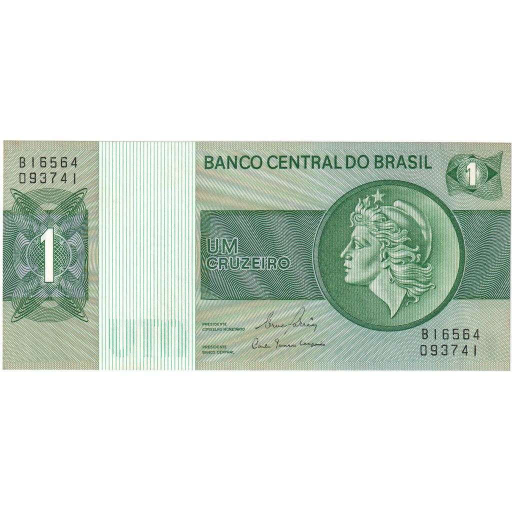 Brazília, 
  
  1 Cruzeiro, 
  
  AU(55-58)