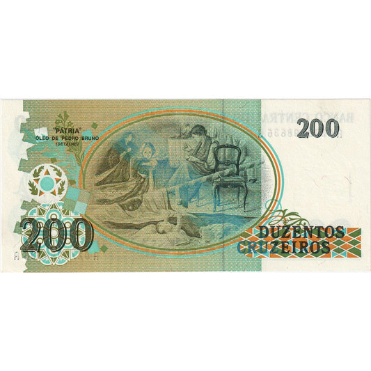 Brazília, 
  
  200 Cruzeiros, 
  
  UNC(65-70)