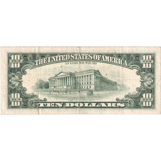 Spojené štáty, 
  
  10 dolárov, 
  
  EF(40-45)