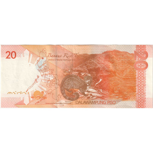 Filipíny, 
  
  20 Piso, 
  
  2014