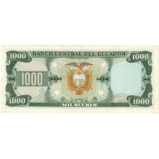 Ekvádor, 
  
  1000 Sucres, 
  
  1986-09-29