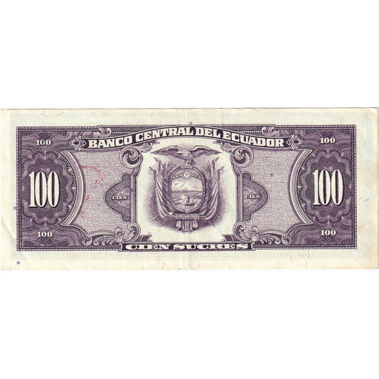 Ekvádor, 
  
  100 Sucres, 
  
  1990-04-20