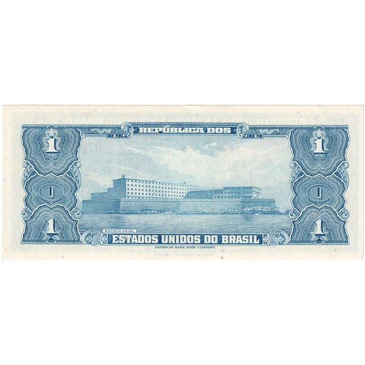 Brazília, 
  
  1 Cruzeiro, 
  
  UNC(65-70)