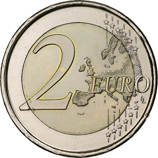 Španielsko, 
  
  2 eurá, 
  
  Katedrála v Burgose