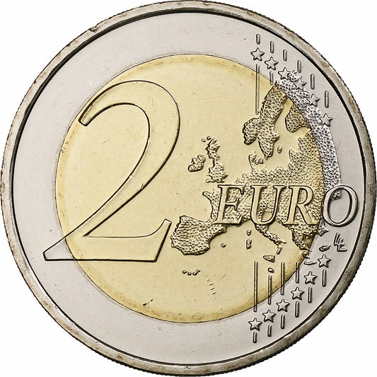 Lotyšsko, 
  
  2 eurá, 
  
  predsedníctvo EÚ