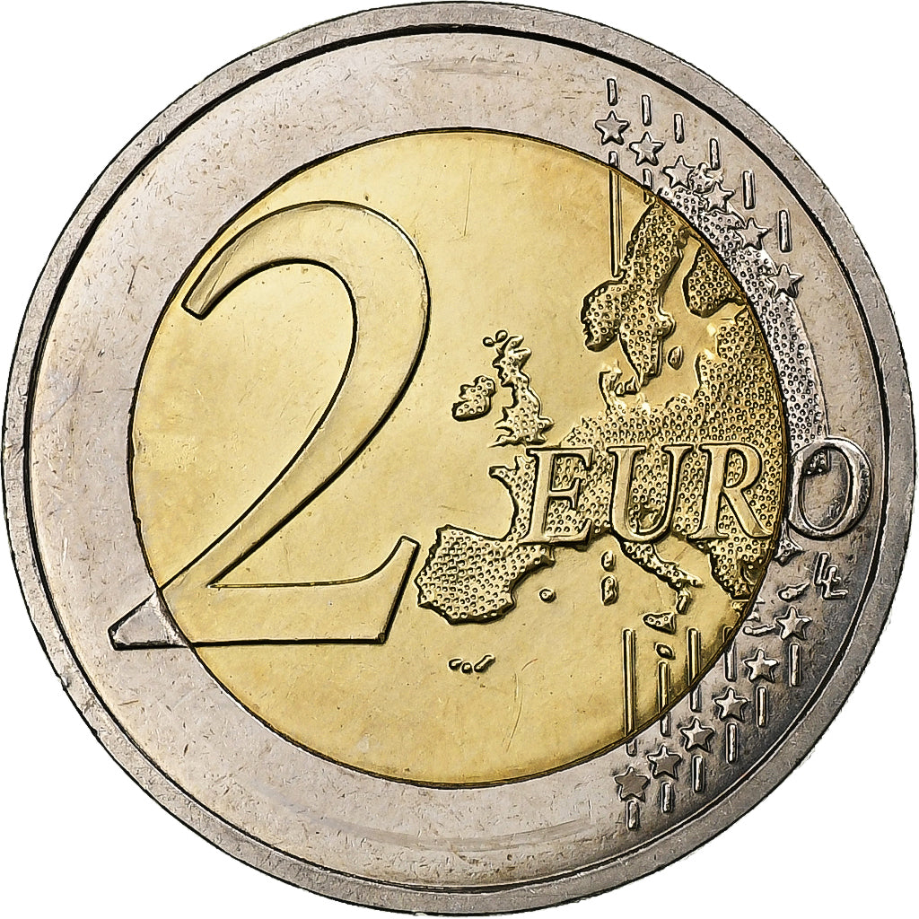 Francúzsko, 
  
  2 eurá, 
  
  10 ans de l'euro