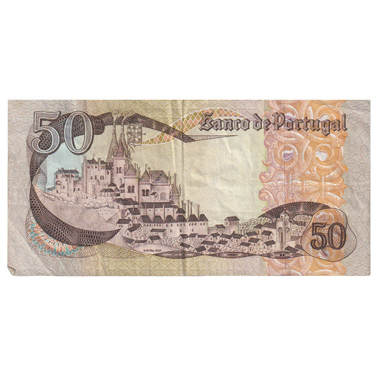Portugalsko, 
  
  50 Escudos, 
  
  1968