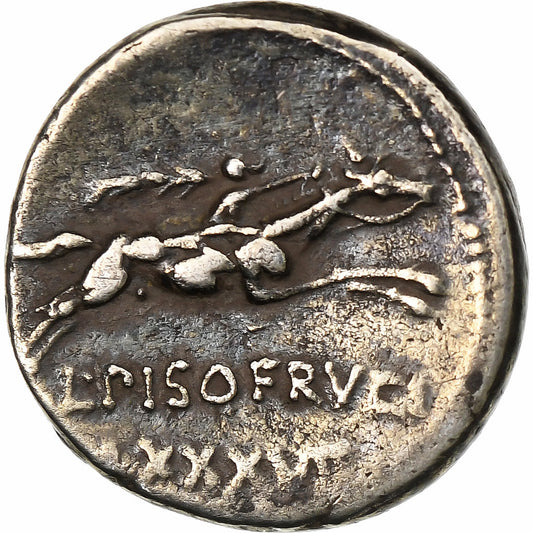 Calpurnia, 
  
  denár, 
  
  90 pred Kr