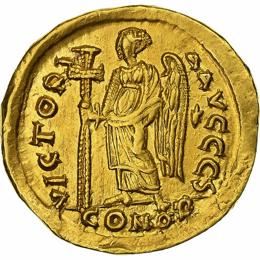 Anastasius I. 
  
  Solidus, 
  
  491-518